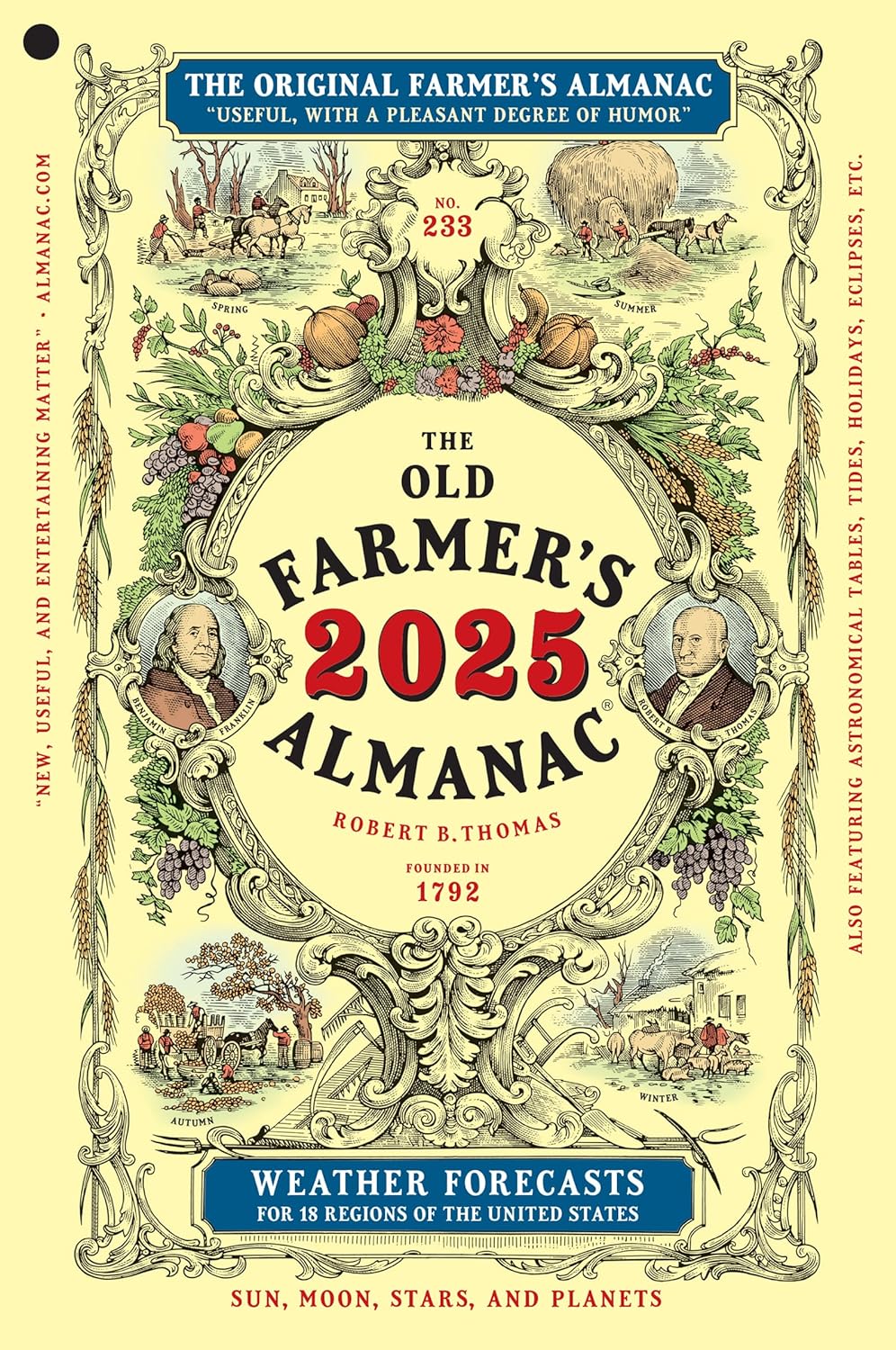The 2025 Old Farmer's Almanac - Corrections Bookstore