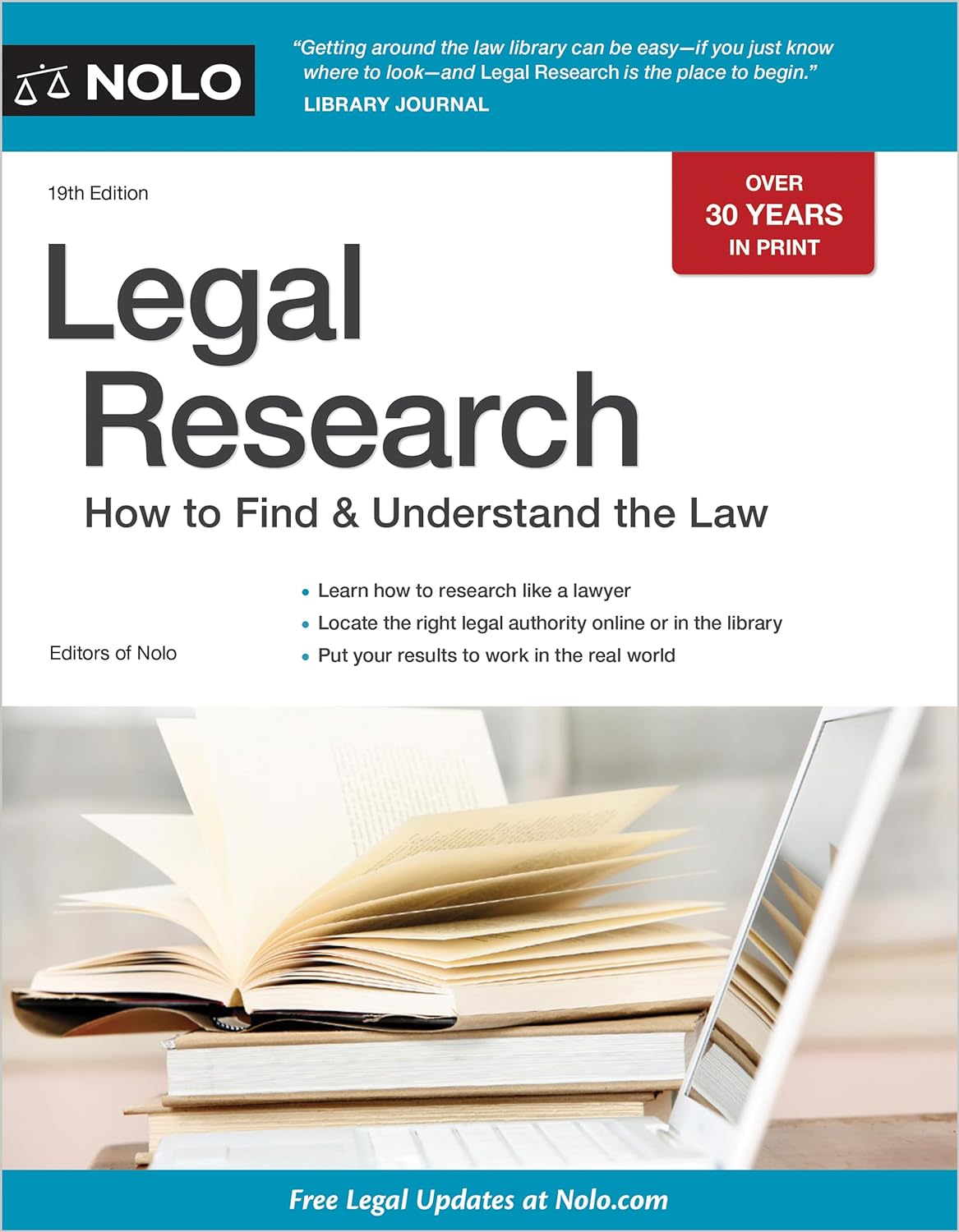 Legal Research: How to Find & Understand the Law - Corrections Bookstore