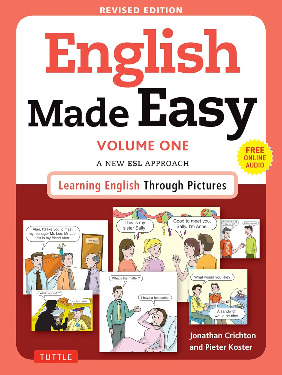 English Made Easy Volume One: A New ESL Approach: Learning English Through Pictures (Free Online Audio) - Corrections Bookstore