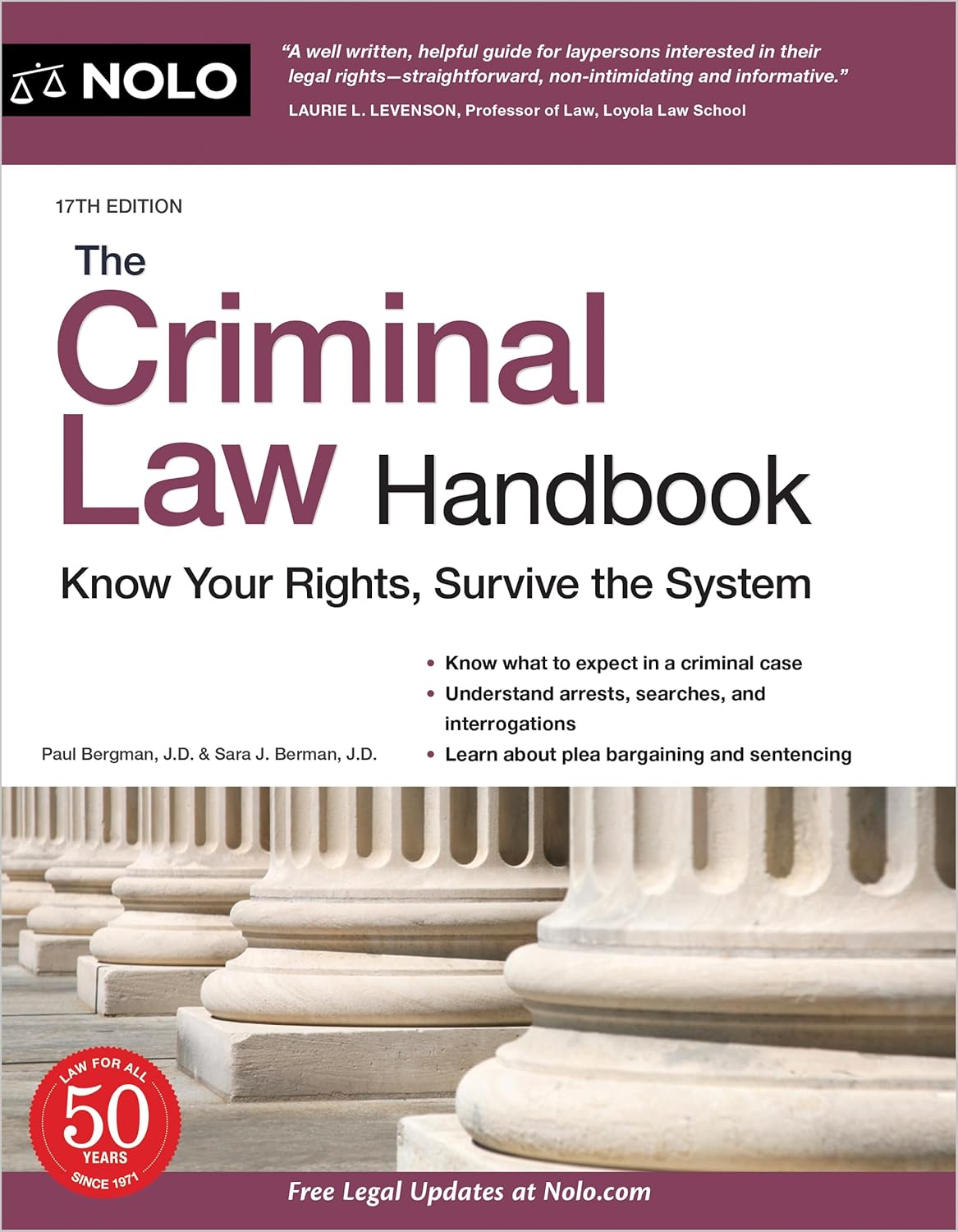 Criminal Law Handbook, The: Know Your Rights, Survive the System - Corrections Bookstore