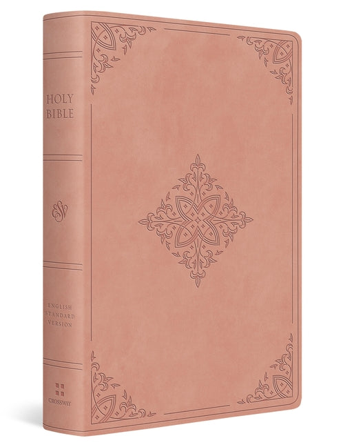 ESV Giant Print Value Thinline Bible (Trutone, Blush Rose, Fleur-De-Lis Design) by Esv Bibles