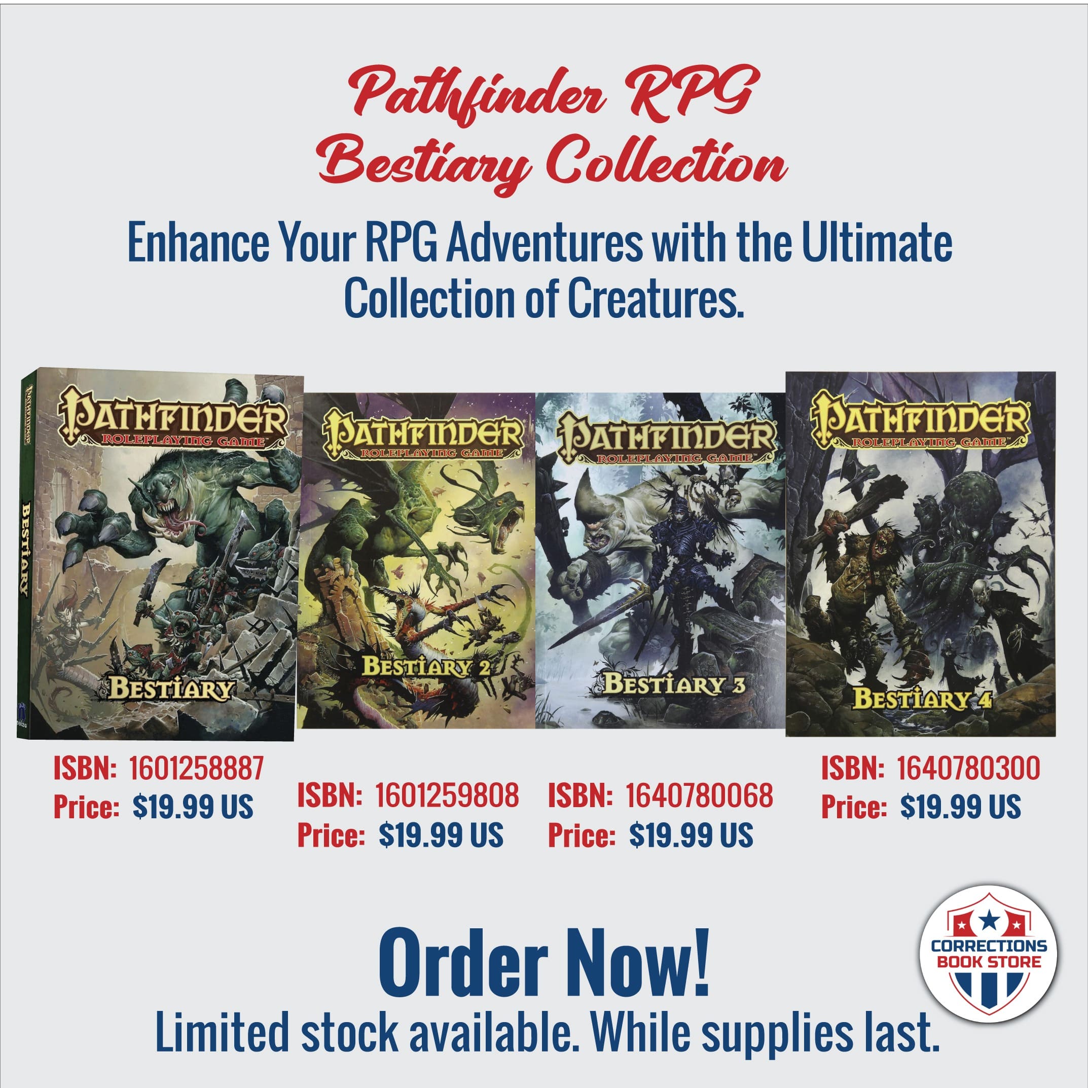 Pathfinder RPG Bestiary Collection - Corrections Bookstore