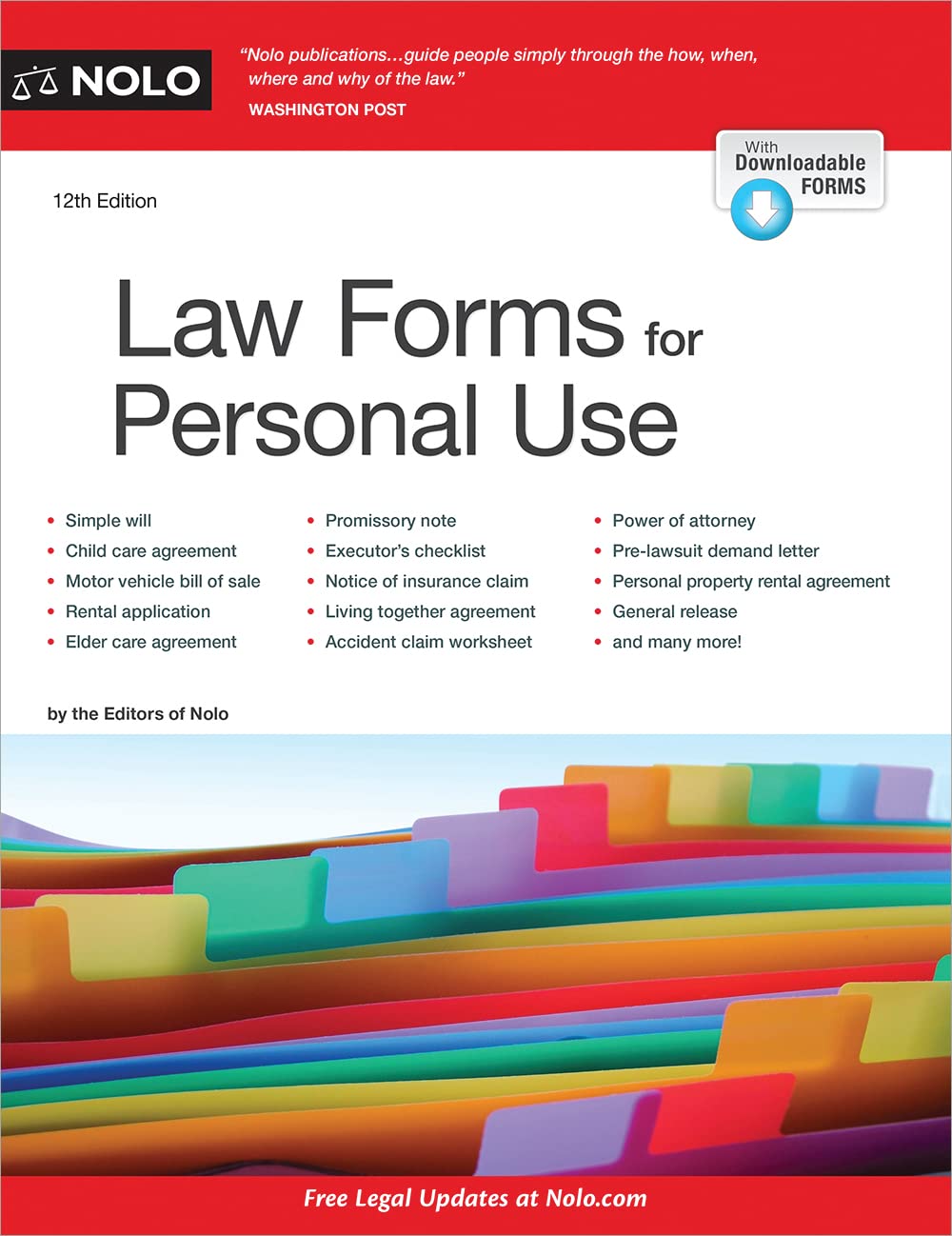 Law Forms for Personal Use Paperback NOLO