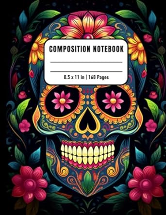 Skull Composition Notebook For Inmates Blank Sketch Book For Men And Women In Jail - Corrections Bookstore