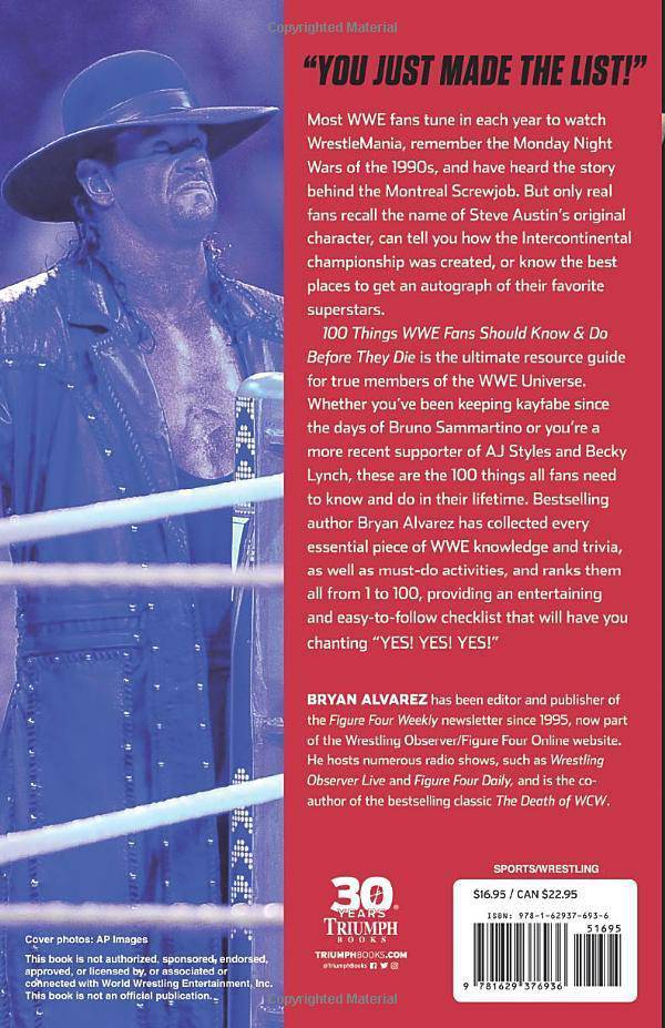 100 Things Wwe Fans Should Know & Do Before They Die - Corrections Bookstore