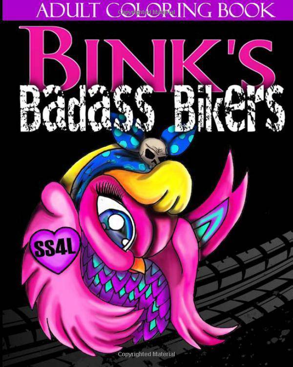 Bink's Badass Bikers - Adult Coloring Book - Corrections Bookstore