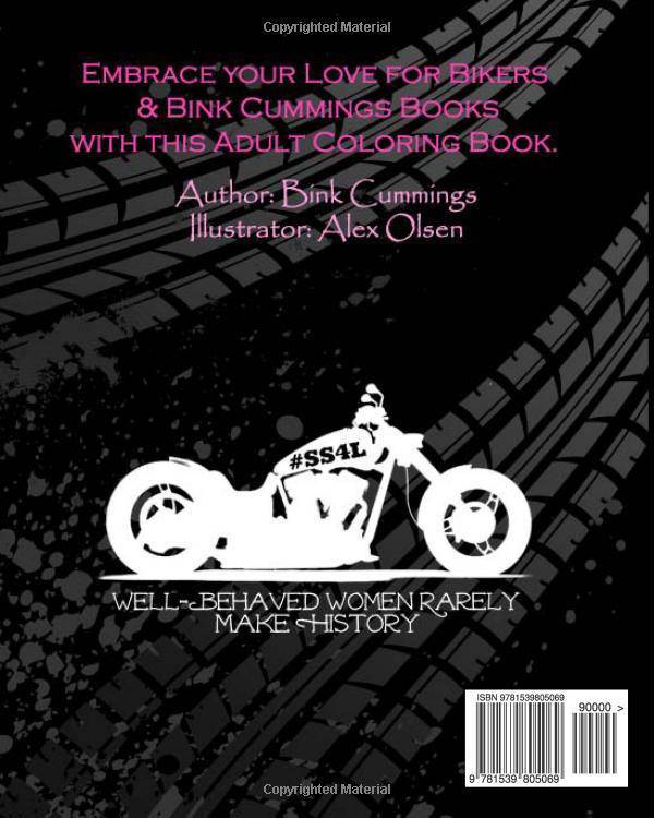 Bink's Badass Bikers - Adult Coloring Book - Corrections Bookstore