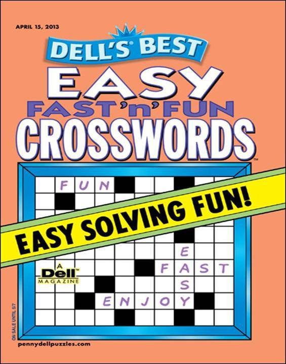 DELL’S Best Easy Fast ‘N’ Fun CROSSWORDS Magazine Magazines Subscriptions Dell Magazines