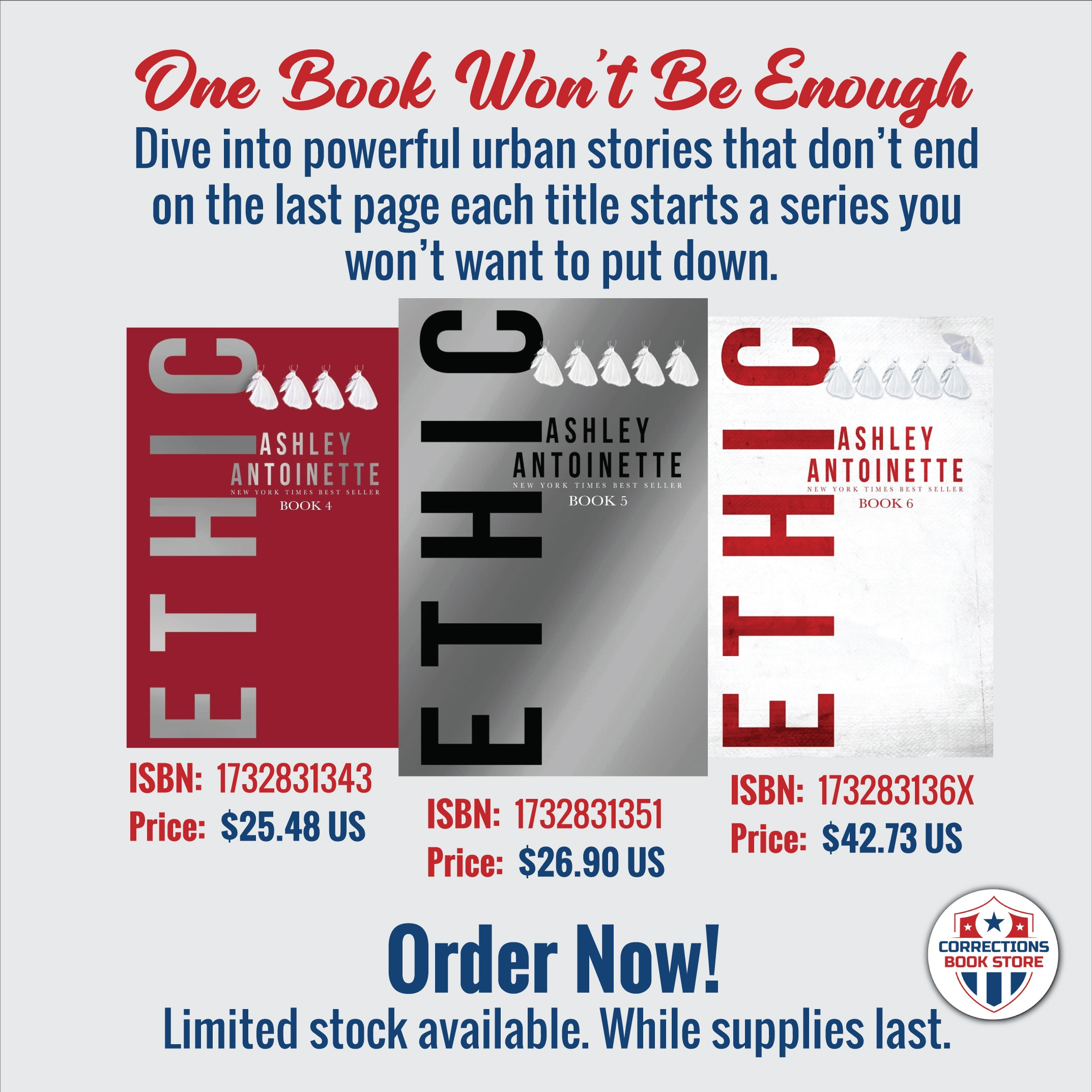 One Book Won't Be Enough - Ethic Series Bundle (Books 4-6) - Corrections Bookstore