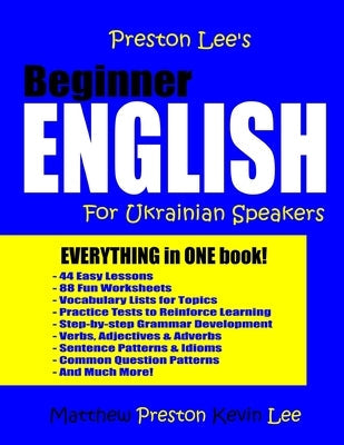 Preston Lee's Beginner English For Ukrainian Speakers Paperback Createspace Independent Publishing Platform