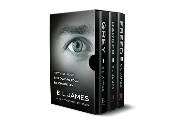 Fifty Shades as Told by Christian Trilogy: Grey, Darker, Freed Box Set Paperback Bloom Books