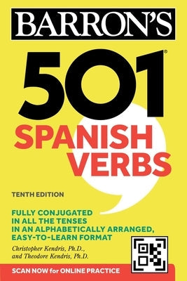 501 Spanish Verbs, Tenth Edition Paperback Barrons Educational Services