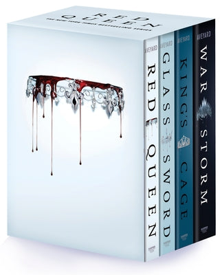 Red Queen 4-Book Paperback Box Set: Red Queen, Glass Sword, King's Cage, War Strom Paperback HarperCollins