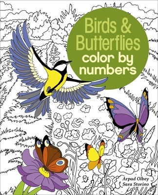 Birds & Butterflies Color by Numbers Sirius Entertainment