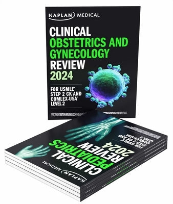 USMLE Step 2 Ck Lecture Notes 2024-2025: 5-Book Clinical Review Paperback Kaplan Publishing
