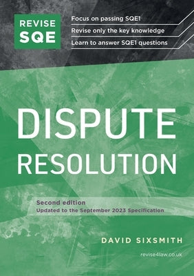 Revise SQE Dispute Resolution 2nd ed Paperback Fink Publishing Limited