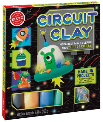 Circuit Clay [With 50+ Paper Punch-Outs to Decorate Your Sculptures and Conductive Clay, 20 LEDs, 4 AA Battery P Other Klutz