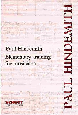 Elementary Training for Musicians Paperback Schott