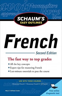 Schaum's Easy Outlines: French Paperback McGraw-Hill Companies