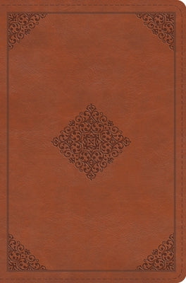 ESV Compact Bible (Trutone, English Saddle, Ornament Design) by