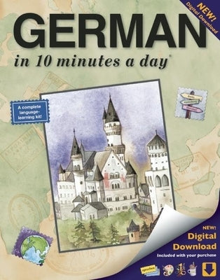 German in 10 Minutes a Day: Language Course for Beginning and Advanced Study. Includes Workbook, Flash Cards, Sticky Labels, Menu Guide, Software, Paperback Bilingual Books (WA)