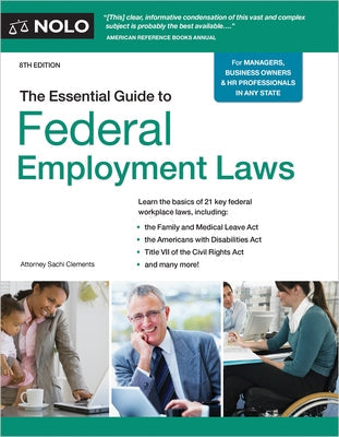 The Essential Guide to Federal Employment Laws Paperback NOLO