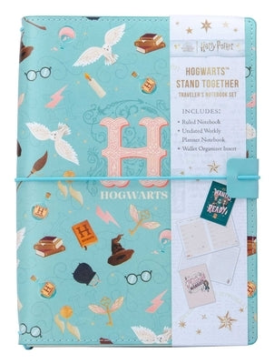 Harry Potter: Hogwarts Stand Together Traveler's Notebook Set: (Refillable Notebook) Paperback Insights