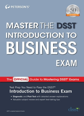 Master the Dsst Introduction to Business Exam Paperback Peterson's