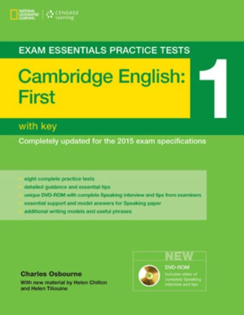 Exam Essentials: Cambridge First Practice Tests 1 W/O Key + DVD-ROM Paperback Heinle & Heinle Publishers