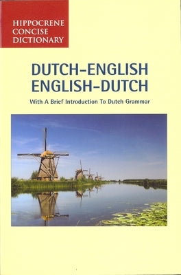 Dutch-English/English-Dutch Concise Dictionary Paperback Hippocrene Books