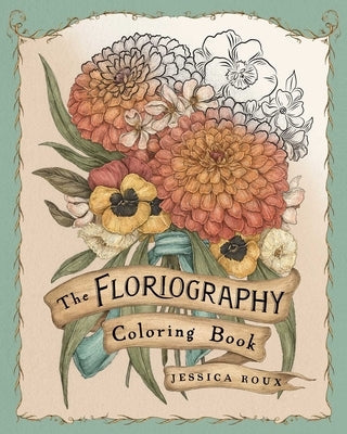 Floriography Coloring Book Paperback Andrews McMeel Publishing