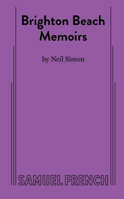 Brighton Beach Memoirs Paperback Samuel French, Inc.