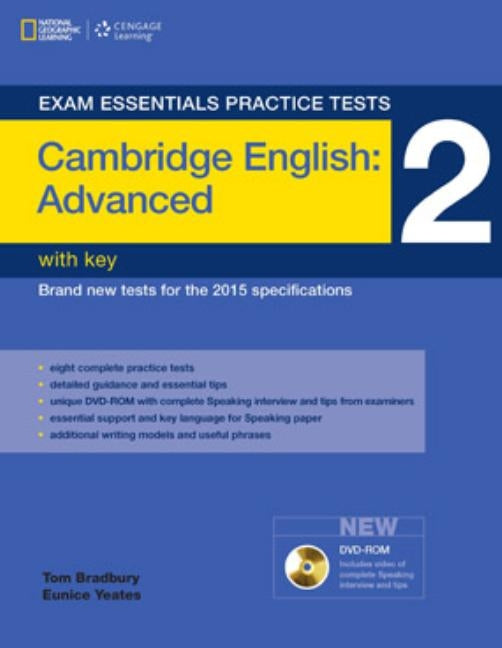 Exam Essentials: Cambridge Advanced Practice Tests 2 W/O Key + DVD-ROM Paperback Heinle & Heinle Publishers