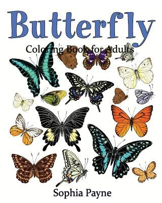 Butterfly Coloring Book for Adults Paperback Createspace Independent Publishing Platform