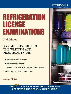 Refrig Licens Exam Paperback Peterson's Arco
