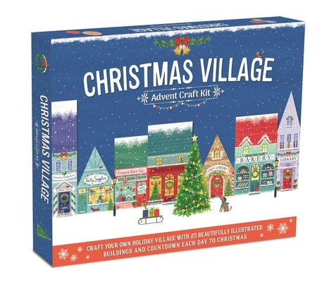 Christmas Village Advent Craft Kit: With 25 Beautifully Illustrated Buildings - Christmas Craft Paperback Sparkpool