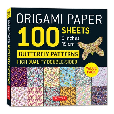 Origami Paper 100 Sheets Butterfly Patterns 6 (15 CM): Double-Sided Origami Sheets Printed with 12 Different Patterns (Instructions for Projects Inclu Other Tuttle Publishing