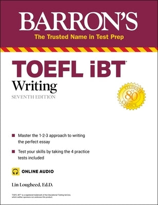 TOEFL IBT Writing (with Online Audio) Paperback Barrons Educational Services