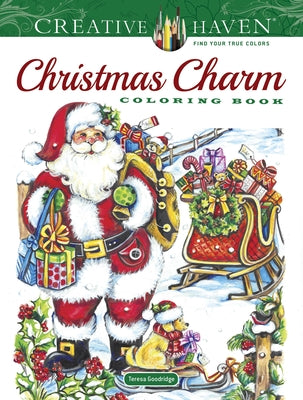 Creative Haven Christmas Charm Coloring Book Paperback Dover Publications