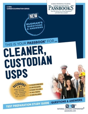 Cleaner, Custodian Usps (C-3315): Passbooks Study Guide Volume 3315 Paperback Passbooks