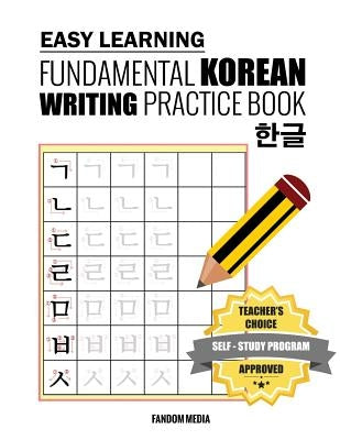 Easy Learning Fundamental Korean Writing Practice Book Paperback New Ampersand Publishing