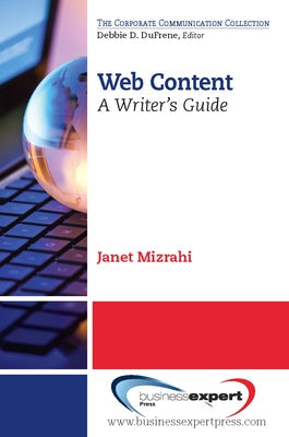 Web Content: A Writer's Guide Paperback Business Expert Press