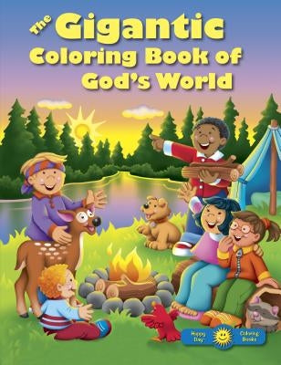 The Gigantic Coloring Book of God's World Paperback Tyndale House Publishers