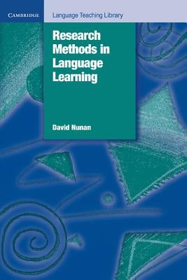 Research Methods in Language Learning Paperback Cambridge University Press