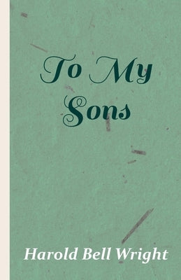 To My Sons Paperback Qureshi Press
