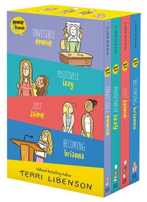 Emmie & Friends 4-Book Box Set: Invisible Emmie, Positively Izzy, Just Jaime, Becoming Brianna (a Graphic Novel Box Set) by Libenson, Terri