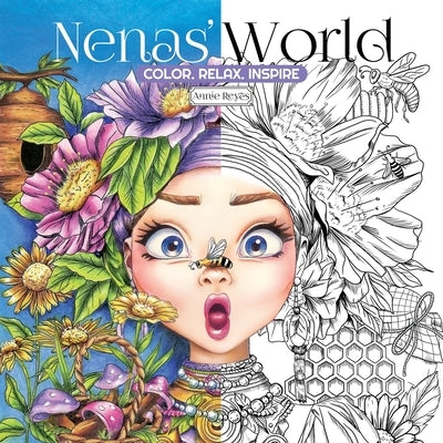 Nenas' World. Color. Relax. Inspire Paperback Hivedeco
