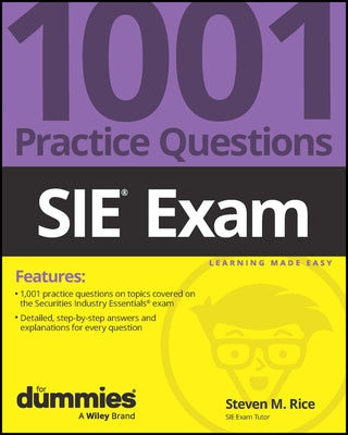 Sie Exam: 1001 Practice Questions for Dummies Paperback For Dummies