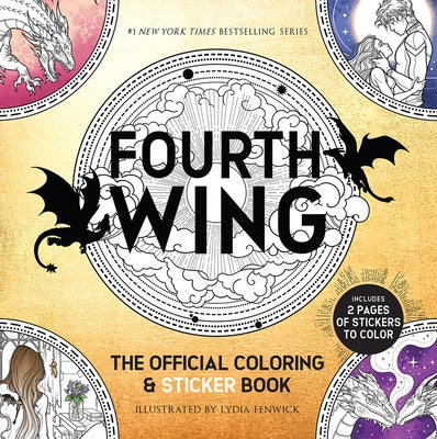 Fourth Wing: The Official Coloring & Sticker Book (Includes 2 Pages of Stickers to Color) by Entangled