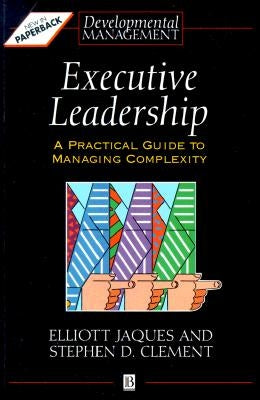 Executive Leadership Paperback Wiley-Blackwell